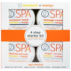 Отзывы о Пэтал Фрэш, Spa, 4 Step Starter Kit, Age Defying, Mandarin + Mango, 4 — 3 fl oz (85 ml) Each
