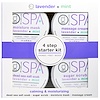 Petal Fresh, Spa, 4 Step Starter Kit, Calming & Moisturizing, Lavender + Mint, 4 - 3 fl oz (85 ml) Each