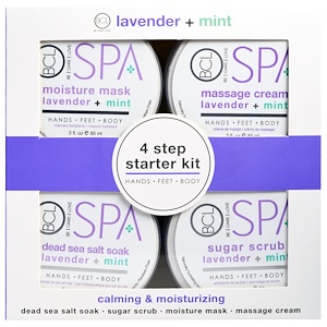 Отзывы о BCL, Be Care Love, Spa, 4 Step Starter Kit, Calming & Moisturizing, Lavender + Mint, 4 — 3 fl oz (85 ml) Each