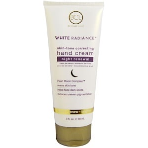 Отзывы о Пэтал Фрэш, White Radiance, Skin-Tone Correcting Hand Cream, Night Renewal, 3 fl oz (88 ml)