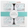 Petal Fresh, BCL Spa, Hands, Feet and Body, Cooling & Mood Elevating, Spearmint plus Vanilla, 4 Piece Kit - 3 fl oz (85 ml) Each