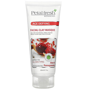 Отзывы о Пэтал Фрэш, Botanicals, Age Defying Facial Clay Masque, Aloe & Pomegranate, 7 fl oz (200 ml)