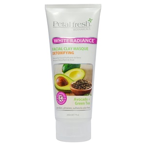 Отзывы о Пэтал Фрэш, Botanicals, White Radiance Facial Clay Masque, Avocado + Green Tea, 7 fl oz (200 ml)