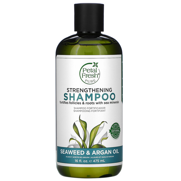 Petal Fresh‏, Strengthening Shampoo, Seaweed & Argan Oil, 16 fl oz (475 ml)