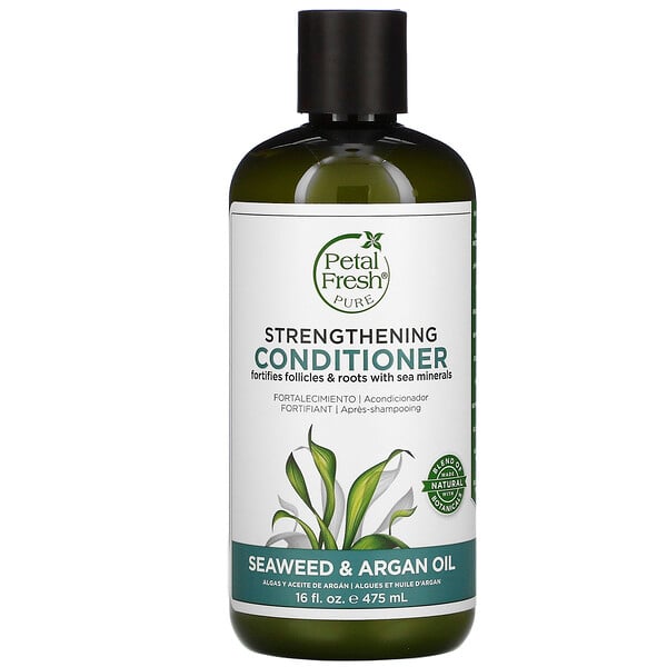 Petal Fresh, Pure, Strengthening Conditioner, Seaweed & Argan Oil, 16 fl oz (475 ml)