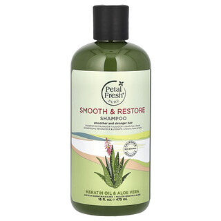 Petal Fresh, Shampoo Pure, Smooth e Restore, Óleo de Queratina e Babosa, 475 ml (16 fl oz)