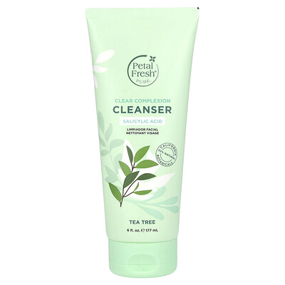 Petal Fresh  Pure  Clear Complexion Cleanser  Tea Tree  6 fl oz (177 ml)