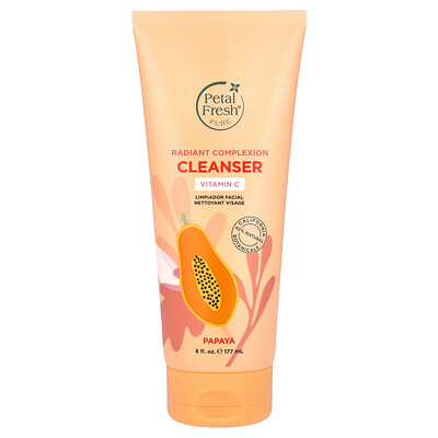 Petal Fresh  Pure  Radiant Complexion Cleanser  Papaya  6 fl oz (177 ml)