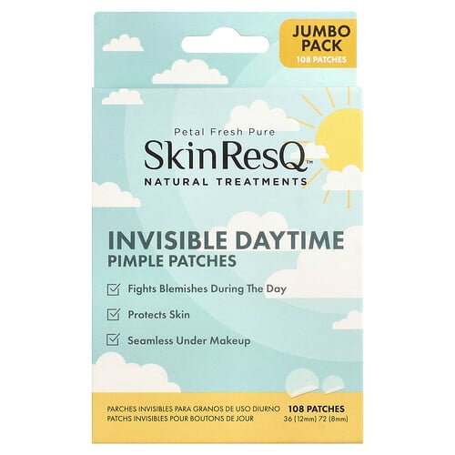 Petal Fresh, Φυσικές Θεραπείες SkinResQ™, Αόρατα Επιθέματα για τα Σπυράκια κατά τη