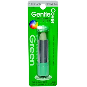 Physician's Formula, Inc., Gentle Cover, карандаш-корректор, зеленый 0.15 унции (4.2 г)