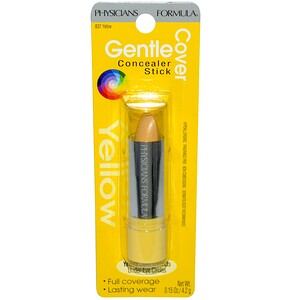Отзывы о Физишэнс Формула Инк, Gentle Cover Concealer Stick, Yellow, 0.15 oz (4.2 g)