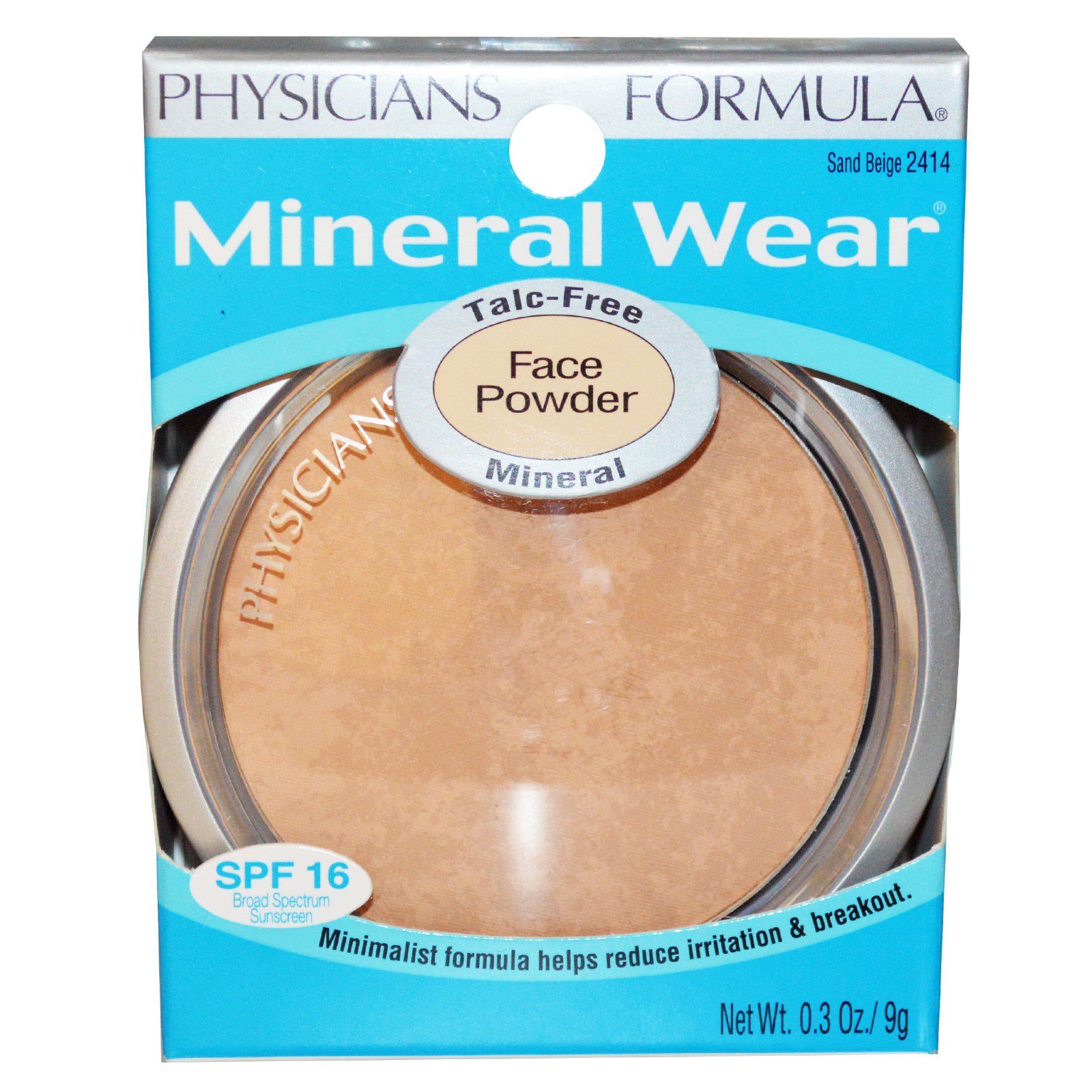 Physicians Formula, Mineral Wear, TalcFree Mineral Face Powder, SPF 16