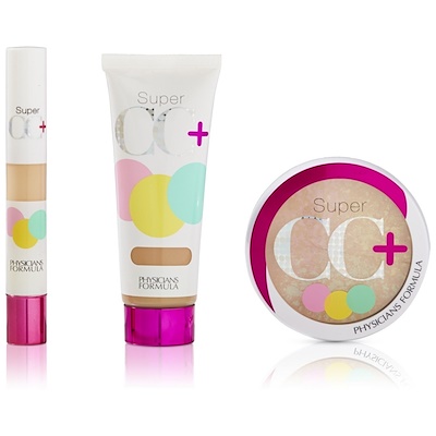 Physicians Formula Complete Correction, Super CC Color-Correction + Care Makeup, SPF 30 Broad Spectrum Sunscreen, Light & Medium Kit
