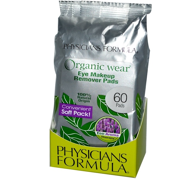 Physicians Formula, Eye Makeup Remover Pads, 60 Pads iHerb