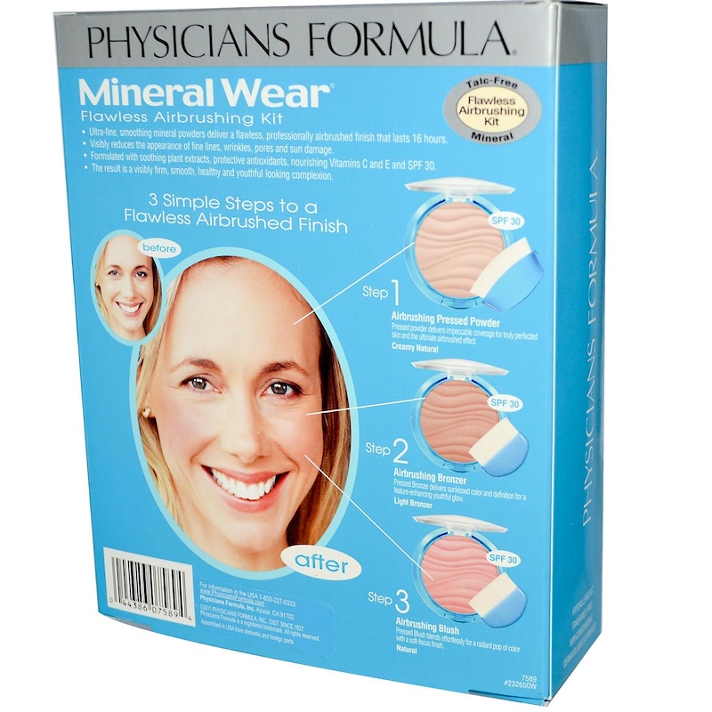 Physicians Formula Mineral Wear Flawless Airbrushing Kit Light Complexion Iherb