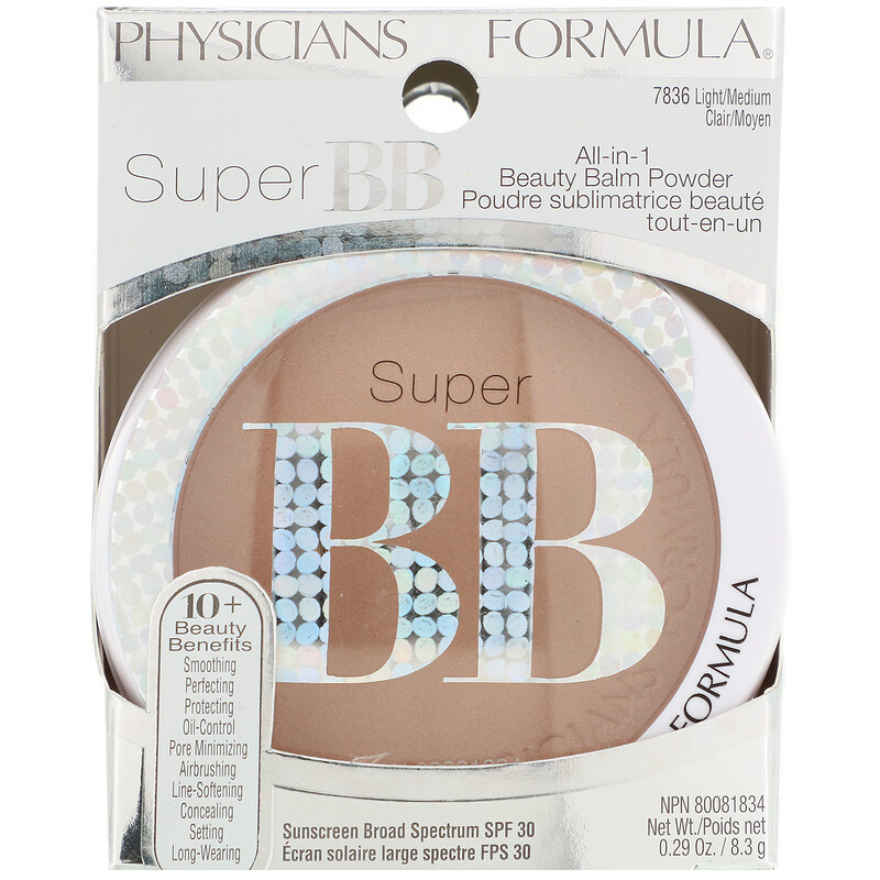 Physicians Formula, Super BB, Allin1 Beauty Balm Powder, SPF 30