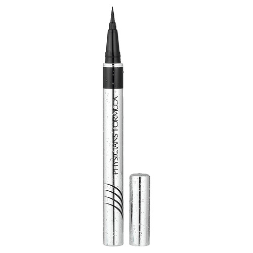 Physicians Formula, Eye Booster™, wasserdichter ultrafeiner flüssiger Eyeliner, PF10970 Blackest Black, 1 ml