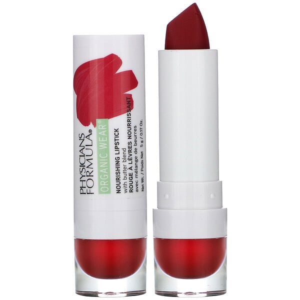 Organic Wear, Nourishing Lipstick, Goji Berry, 0.17 oz (5 g)