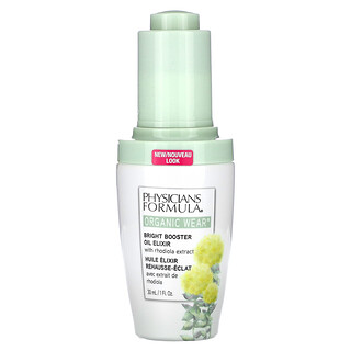 Physicians Formula, Organic Wear，含扫罗玛布尔提取物的明亮支持剂油酏剂，1 液量盎司（30 毫升）