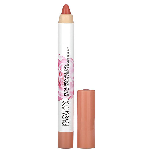 Physicians Formula, Rosé Kiss All Day, Glossy Lip Color, Rosékuss den ganzen Tag, glänzende Lippenfarbe, 1711502 Sweet Nichts, 4,3 g (0,15 oz.)
