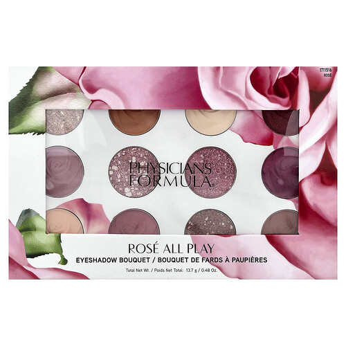 Physicians Formula, Rosé All Play, Eyeshadow Bouquet, Lidschatten-Bouquet, 1711516 Rose, 13,7 g (0,48 oz.)