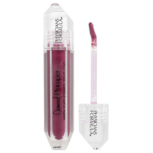 Physicians Formula, Diamond Plumper, Mineral Wear® Lip Plumper, 1712258 Brilliant Berry Diamond, 4,6 ml