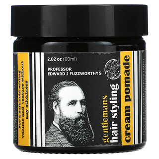Professor Fuzzworthy's, Gentlemans Hair Styling Cream Pomade, 2.02 oz (60 ml)