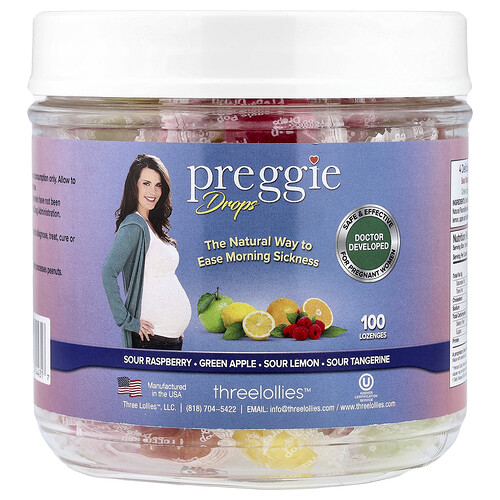 Preggie, Preggie Drops, verschiedene, 100 Lutschtabletten
