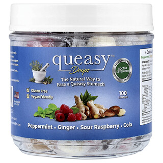 Preggie, Queasy™ 滴剂，多种口味，100 粒