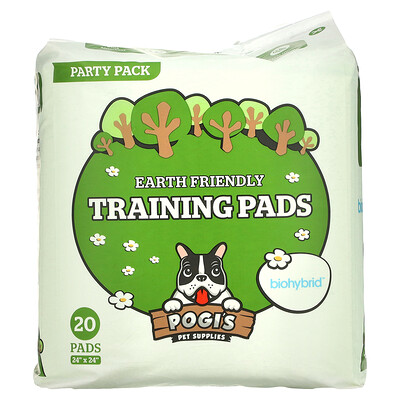 

Pogi's Pet Supplies, Earth Friendly Training Pads, 20 Pads