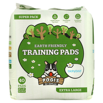 

Pogi's Pet Supplies Earth Friendly Training Pads Extra Large 40 Pads