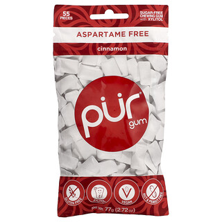 The PUR Company, Kaugummi, Zimt, 55 Stück, 77 g (2,72 oz.)
