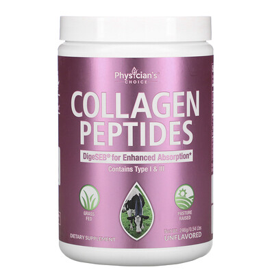 Physician's Choice Collagen Peptides Powder, .54 lbs (246 g)