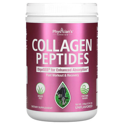 

Physician's Choice Collagen Peptides Unflavored 0.54 lbs (246 g)