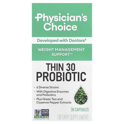 Product Image for Physician's Choice, Thin 30 Probiotic, 30 Capsules