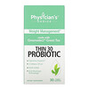 Physician's Choice, Thin 30 Probiotic, 15 Billion CFUs, 30 Veggie Capsules