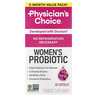 Physician's Choice, Women's Probiotic, Probiotika für Frauen, 60 Kapseln