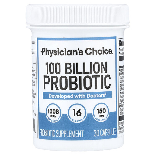 Physician's Choice, 100 Billion Probiotic®, Probiotika, 30 Kapseln