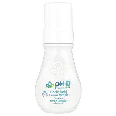 pH-D Feminine Health  Boric Acid  Sensitive Foam Wash  6 fl oz (177.44 ml)