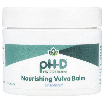 pH-D Feminine Health  Nourishing Vulva Balm  Unscented  2 oz (56.7 g)