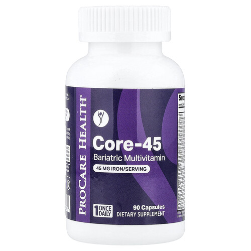 Procare Health Core-45, Bariatric Multivitamin, 90 Capsules