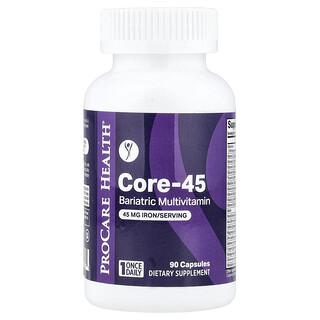 ProCare Health, Core-45, Bariatric Multivitamin, 90 Capsules