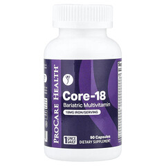 Core 18, баріатричні мультивітаміни, 90 капсул