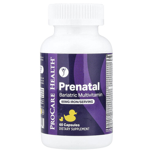 ProCare Health, Prenatal, Bariatric Multivitamin, pränatales, bariatrisches Multivitamin, 60 Kapseln