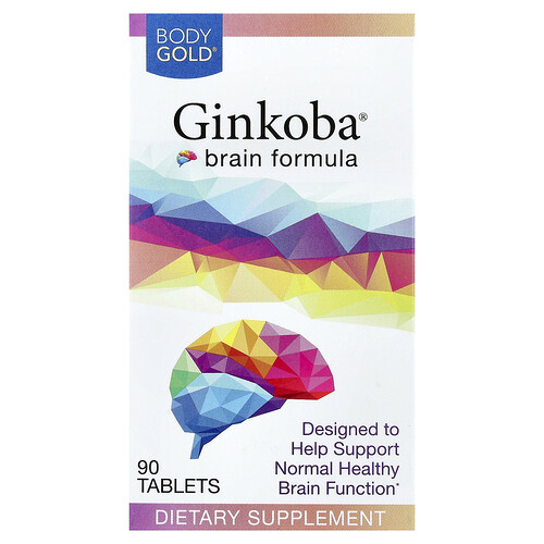 Bodygold Ginkoba® Brain Formula, 90 Tablets (40 mg per Tablet)