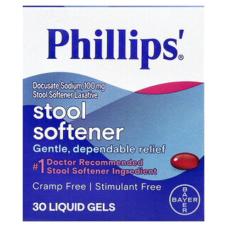 Phillip's, Stool Softener、リキッドジェル30粒