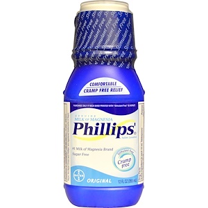 Отзывы о Филлипс, Genuine Milk of Magnesia, Saline Laxative, Original, 12 fl oz (355 ml)
