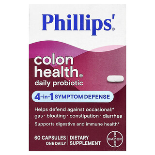 Phillip's, Colon Health® Daily Probiotic, 60 Capsules