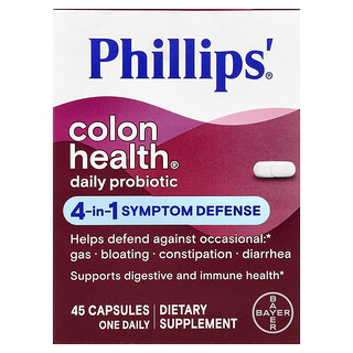 Phillip's, Colon Health Daily Probiotic, 45 Capsules