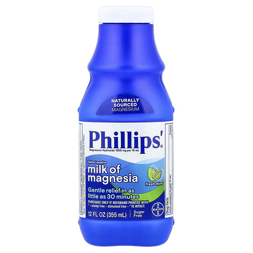 Phillip's, Milk of Magnesia, Fresh Mint, 12 fl oz (355 ml)